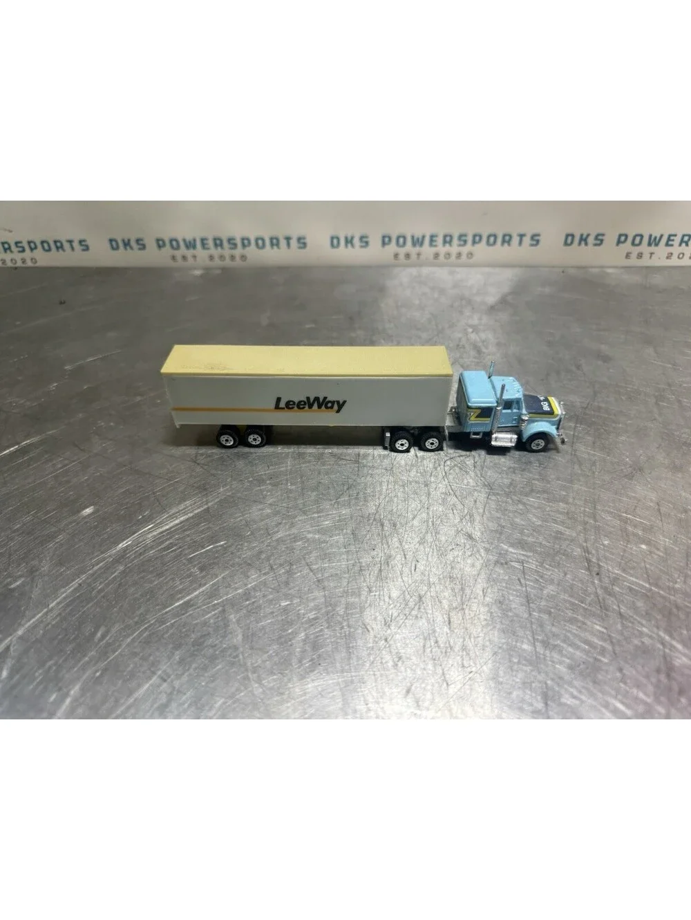 Vintage Yatming Kenworth Semi Truck Diecast Truck Leeway Trailer HK